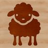 Adorable White Sheep in a Green Meadow A white sheep standing in a green meadow on a farm.