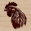 Farm Fresh Friends SVG Graphic An SVG graphic featuring a realistic farm animal, a domesticated chicken.