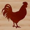 Free Vector Chicken Outline Illustration A simple silhouette of a chicken farm animal, suitable for vector art and commercial use.