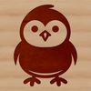 Farm Fresh Vector Chick Design A cartoon illustration of a happy chicken, suitable for farm-themed designs or Easter projects.