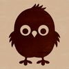 Simple Farm Animal Graphic A simple line-drawn illustration of a single chick standing on its legs.