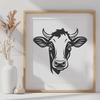 Free Cow In DXF Format - Free Download