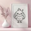 Artistic Turkey - Sublimation SVG