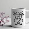 Cow Vector Drawing In SVG, PNG, PDF And DXF File Formats