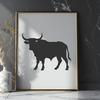 Stunning Cow Vector Image - Free DXF Download