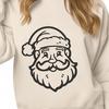 Santa Claus Vector Art In SVG, PNG, PDF And DXF File Formats