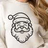 Artistic Father Christmas - Laser Engraver DXF