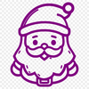 Santa Claus In SVG Format