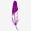 Free Vector Design: A Single Feather SVG A detailed illustration of a single feather with intricate design and textures.