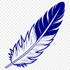 Stylized Feather Design SVG A stylized feather design, suitable for vector art and digital applications.