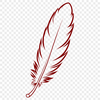 Elegant White Feather SVG Icon A single white feather with soft edges, suitable for digital design and cutting projects.