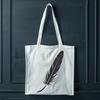 Beautiful Single Feather SVG An illustration of a single bird's feather in vector format, suitable for design projects.
