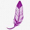 Vector Feather Illustration for Digital Projects A high-resolution SVG illustration of a single feather, ideal for digital design and cutting machine projects.