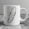 Free SVG Clip Art for Creative Projects A graphic representation of a feather in SVG design.