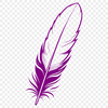 Free Downloadable SVG Clip Art Feather Design A high-quality vector illustration of a single feather, suitable for various design applications.