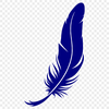 Free SVG Feather Clip Art Download A single feather illustration created using vector art.
