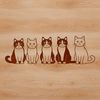 A high-quality vector illustration of a domesticated feline animal.
