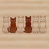 A digital illustration of a domesticated cat, suitable for vector art and commercial or personal use.