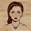 Detailed SVG Design for Makers A detailed illustration of a woman in various poses for design inspiration.