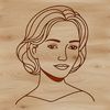 Free Clip Art of a Woman A vector illustration of a woman in a simple style.