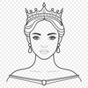 Princess Character Design A digitally created illustration of a female princess character.