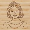 Beautiful Woman Clip Art Designs A simple illustration of a woman in various poses suitable for vector art designs.