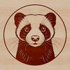 Free Ferret Clip Art A simple illustration of a ferret, ideal for commercial or personal use.