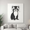 Vector Ferret Graphic Design A digital vector illustration of a ferret animal.