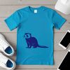 Ferret Illustration for Creative Projects A vector illustration of a small domesticated mammal often kept as a pet, suitable for various creative projects.