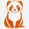 Ferret animal icon in vector format, suitable for commercial use with a free download option.