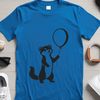 Silhouette Ferret Illustration A cartoon-style illustration of a ferret in silhouette form.