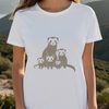 Cute Ferret Silhouette for Commercial Projects A small, furry ferret with a curious expression, suitable for personal use or commercial projects.