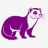 Cute Ferret Icon Ferret animal icon, suitable for commercial or personal use as a vector graphic.