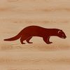 Cute Ferret Vector Graphics Ferret silhouette vector art for personal or commercial use.