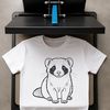 Illustrative ferret in vector format for personal or commercial use.