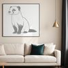 Silhouette Ferret Design Ferret animal silhouette created for commercial or personal use as a cut file.