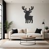 Illustrative vector art of a reindeer animal for Christmas decoration and DIY projects