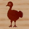 Fowl Illustration A detailed illustration of a farm animal, specifically a turkey, suitable for vector design.