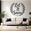 Winter quotes and phrases in bold, cursive font with snowflake decorations, perfect for holiday designs.