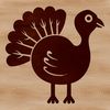 Free Turkey Illustration A detailed illustration of a turkey in various poses and positions.
