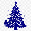 An SVG graphic representation of a festive holiday tree design.