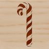 Whimsical Candy Cane Graphics A traditional Christmas candy cane design, suitable for vector art and clip art projects.