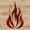 Stylized Flames Clip Art A set of stylized flames in vector format, suitable for cutting machines and digital design.