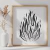 Artistic Flames PDF - Free Commercial Use Download