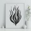 Stunning Flames In SVG, PNG, PDF And DXF File Formats - Free