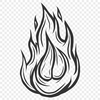 Free Artistic Flames Vector Image