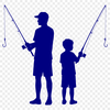 SVG fishing rod vector for Cricut projects