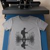 SVG fishing rod silhouette for Cricut projects