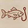 SVG fish hook design for commercial use