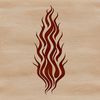 Blazing Vectors A vector illustration of flames with various shapes and textures.